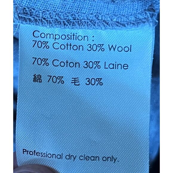 3.1 Phillip Lim Gray Rusched Wool Midi Dress Women's Size Small - Picture 5 of 9